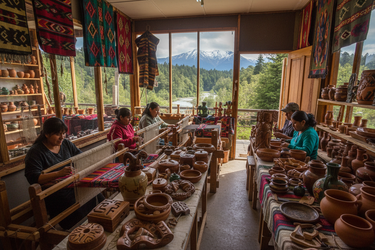 Artesanos del sur de chile